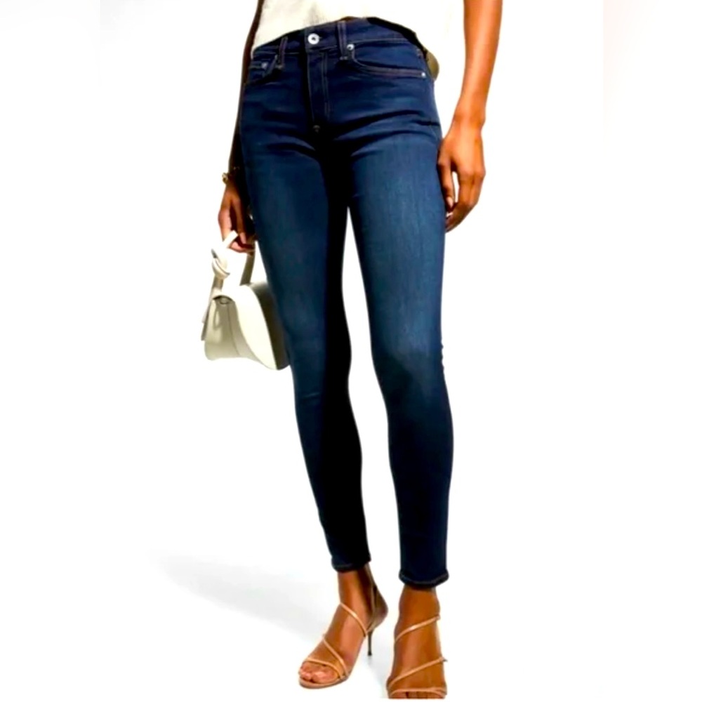 rag & bone Cate Mid-Rise SkinnyJean- BedfordBlue wash (Excellent Used Condition)
